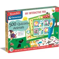 Clementoni - Interaktivní pero - 500 kvízů zvířata