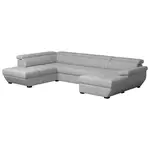 Welnova SEDACÍ SOUPRAVA, textil, šedá