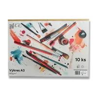 Kreslicí karton A3 - 180 g/m2, 10 archů