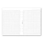 Poznámkový papír, čtverečkovaný náplň A5 k diářům Filofax