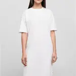 Dámské šaty s rozparkem bílé