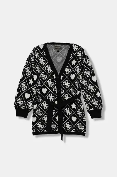 Detský kardigan s prímesou vlny Guess