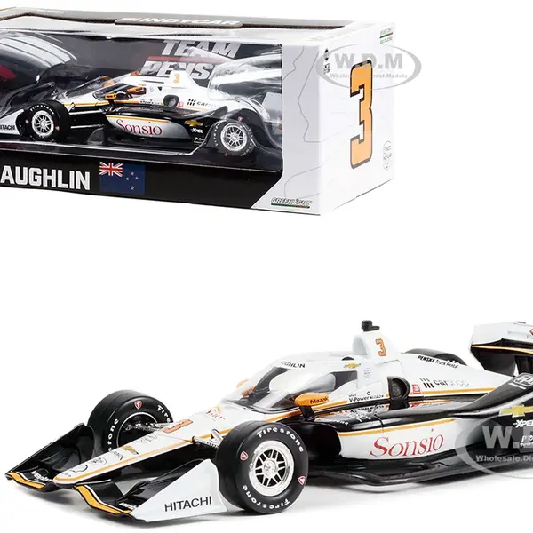 Dallara IndyCar 3 Scott McLaughlin "Sonsio Vehicle Protection" Team Penske (Road Course Configuration) "NTT IndyCar Series" (2022) 1/18 Diecast Model