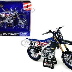 Yamaha YZ450F Dirt Bike Motorcycle 101 Eli Tomac American Flag Livery "Motocross of Nations" 1/12 Model by New Ray