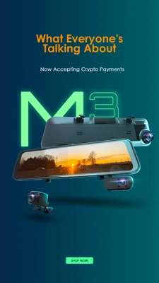 Rexing M3 3 Channel 1080p Front +1080p Cabin +1080p Rear Mirrored Dash Cam w/ GPS