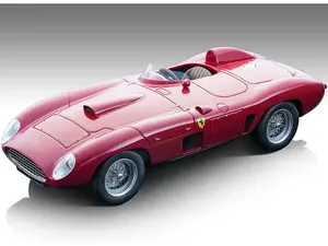 Ferrari 410S Rosso Corsa Red "Press Version" (1956) Limited Edition to 80 pieces Worldwide "Mythos Series" 1/18 Model Car by Tecnomodel