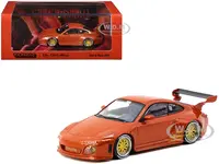Old &amp; New 997 Orange Red Metallic "Road64" Series 1/64 Diecast Model Car by Tarmac Works