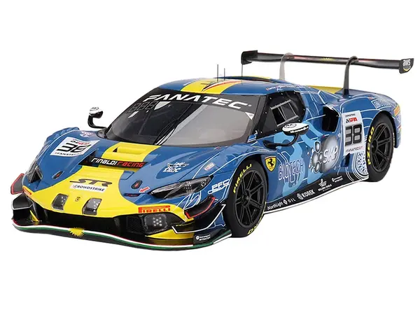 Ferrari 296 GT3 38 Jon Miller - Samantha Tan - Isaac Tutumlu - Leonard Weiss "ST Racing with Rinaldi" "24 Hours of Spa" (2023) "Competition Series" 1