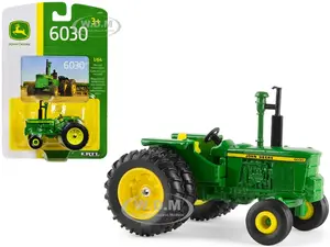John Deere 6030 Dual Wheel Tractor Green 1/64 Diecast Model by ERTL TOMY