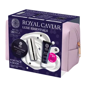 NATURA SIBERICA Royal Caviar, Luxusní set v kosmetické taštičce