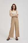 Marisse Women's Trousers L-Sp-4327 Coffee