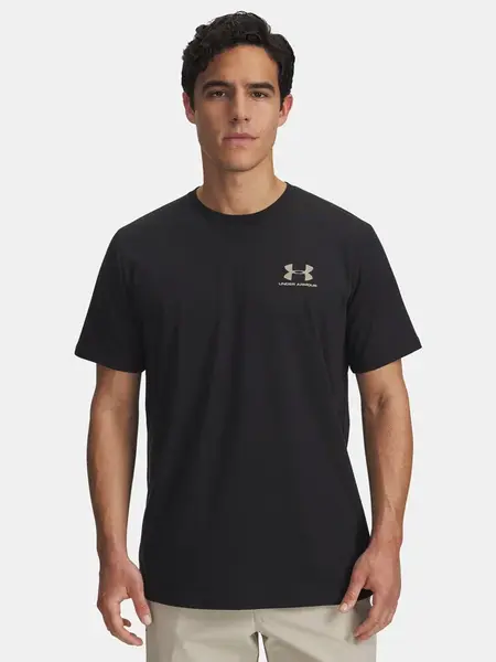 Pánské tričko Under Armour UA M SPORTSTYLE LC SS-BLK - Pánské