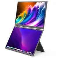 MINIX SF15 Foldable Portable Monitor Dual 15.6 inch 1920*1080 IPS Screen HDR 178Â° Viewing Angle Built-in Speakers