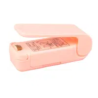 Mini Bag Sealer Handheld Heat Sealing Machine for Snack Plastic Bags - Pink
