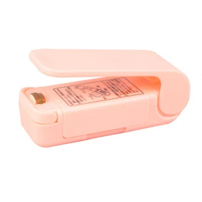 Mini Bag Sealer Handheld Heat Sealing Machine for Snack Plastic Bags - Pink