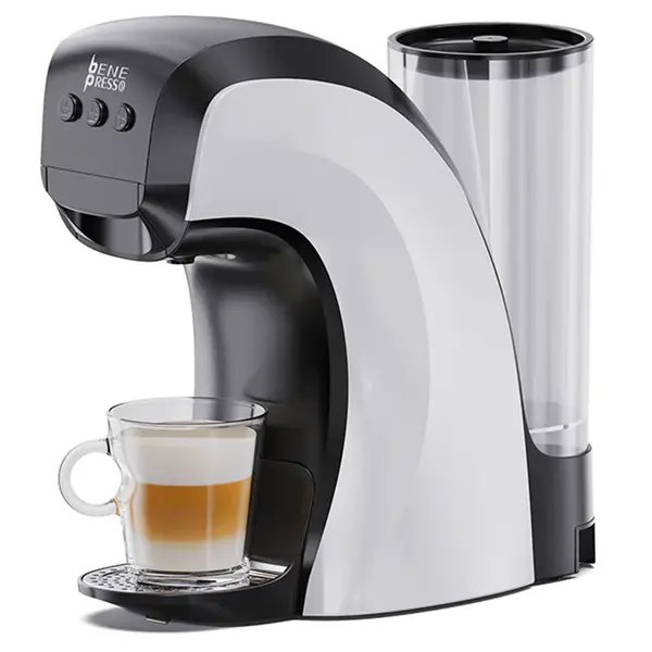 HiBREW H3B 3-in-1 Capsule Coffee Machine 20Bar Pressure 850ml Water Tank 7-temp Settings Magnetic Cup Holder Adjustment