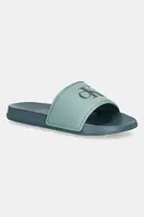 Dětské pantofle Calvin Klein Jeans zelená barva, V3X0-83032