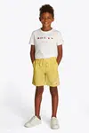 Kraťasy Tommy Hilfiger žlutá barva, KB0KB09642