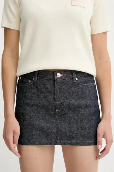 A.P.C. Džínová sukně A.P.C. mini-jupe