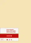 25 listů Universal papír A4 160g chamois