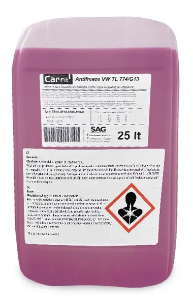 Chladicí kapalina - nemrznoucí směs C/G 11, modrozelená, 3 l - CARFIT Velikost balení: 60 l