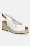 Sandály Tommy Hilfiger FLAG MID WEDGE ESPAD SLINGBACK