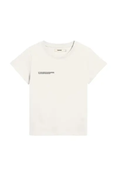 Tričko Pangaia KIDS' 365 MIDWEIGHT T-SHIRT bílá barva, s potiskem, 10000430