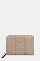 Peněženka Tommy Hilfiger dámská, béžová barva, AW0AW17476