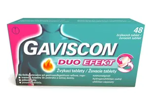 Gaviscon Duo Efekt 48 žvýkacích tablet