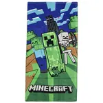 Hravý dětský ručník Minecraft Creeper, zelená