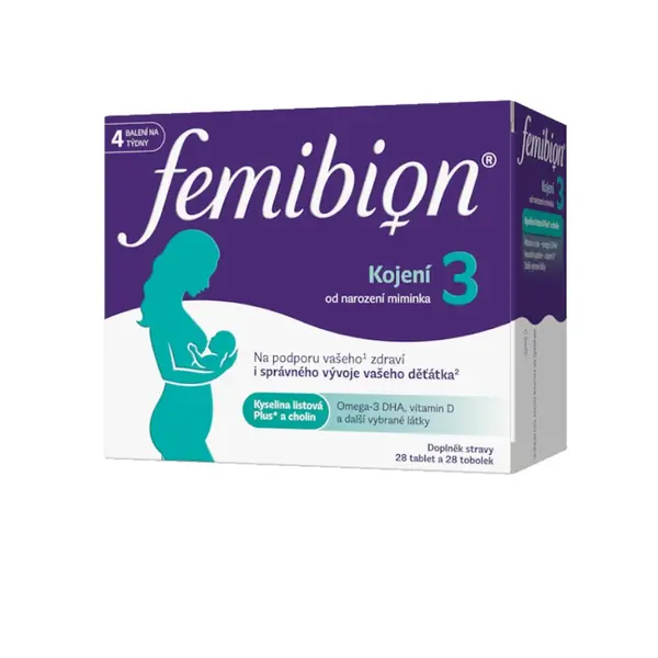 Femibion 3 Kojení 28 tablet + 28 tobolek