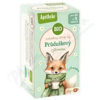 Apotheke Pohádkový dětský čaj Průduškový s jitrocelem BIO 20x1.5g NEW