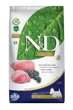 N&D Prime Dog Adult Mini Lamb & Blueberry 2,5kg