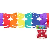 Girlanda farebná 3 m - mačka