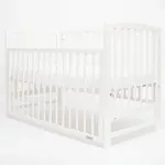 Detská postieľka New Baby LILLY so sťahovacou bočnicou biela