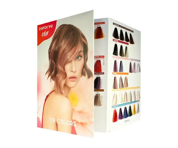 Vlasový vzorkovník farieb Inebrya Color Chart Basic (778026295) + darček zadarmo