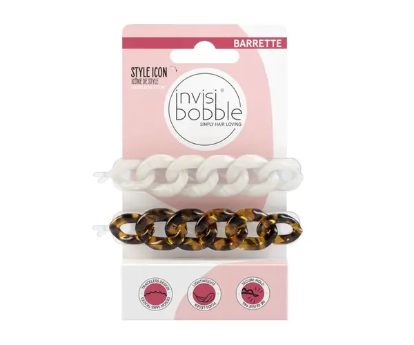 Sponky do vlasov Invisibooble Barrette Too Glam to Give a Damn - 2 ks - Invisibobble + darček zadarmo