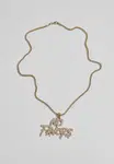 No Favor necklace - gold color