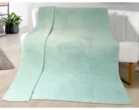 Kašmírová deka ZigZag 150x200 cm, mätová zelená%