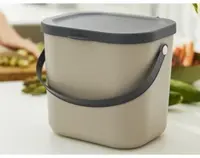 Odpadkový kôš Albula 6 l, cappuccino%