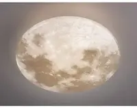 Stropné LED osvetlenie Moonika 37 cm, motív mesiac%