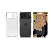Zadní kryt Tactical TPU pro Apple iPhone 17 Pro Max, transparentní