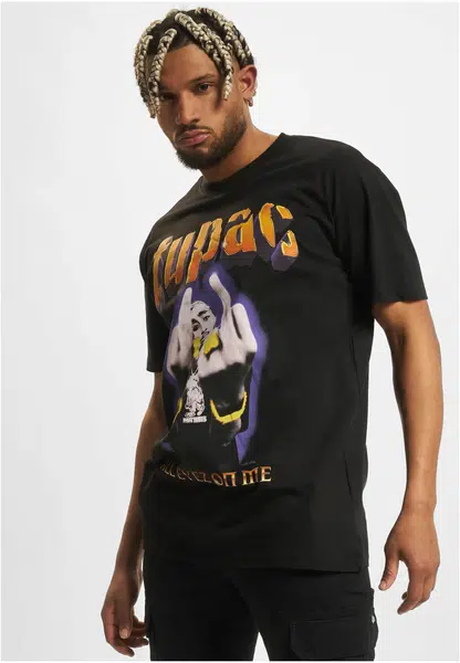 Tupac Thug Passion Oversize T-Shirt Black