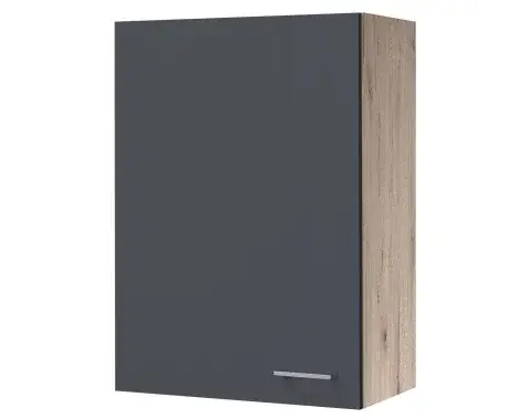 Horná kuchynská skrinka Tiago H60-89, dub san remo/sivá, šírka 60 cm%