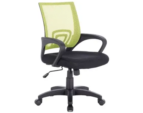Kancelárske kreslo Fresh, čierna/zelená sieťovina%