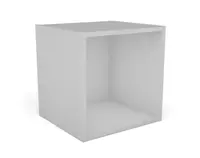 Nástenný regál s 1 priehradkou Jerry, biely%