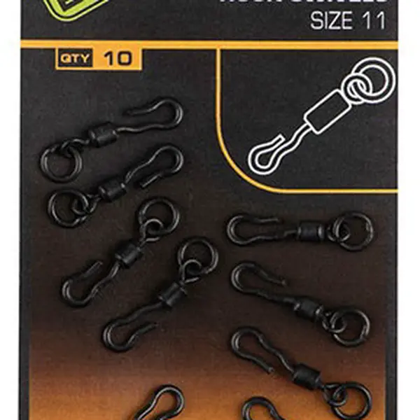 Fox obratlíky edges kwik change hook swivels - 11