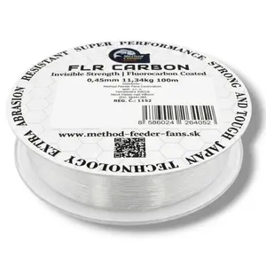 Method feeder fans fluorocarbon coated čirý 100 m - 0,45 mm 11,34 kg