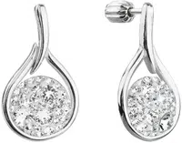 Evolution Group - Pavona Nadčasové stříbrné náušnice s krystaly Swarovski 31305.1