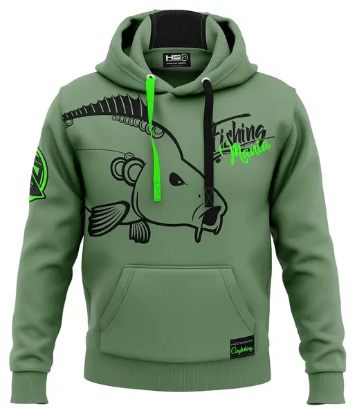 Hotspot design mikina fishing mania - m